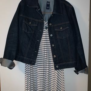 Gap Denim Jacket w/ American Eagle Dress